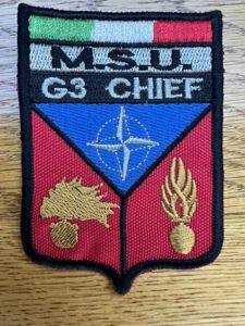 Italy MSU Multi Service Unit G3 Chief NATO