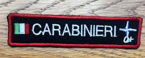 Italy Carabinieri Blood Group NATO Tab