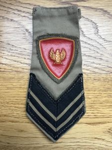 Italy 7th Infantry Rgt Cuneo Sergeant Rank Slip