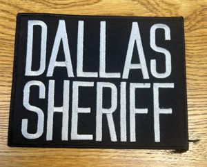 USA Dallas Sheriff Large Patch