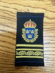 Sweden Polis Officer Collar Patch