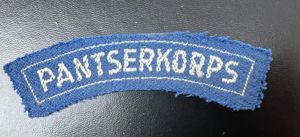 Netherlands Pantserkorps Shoulder Title Brabant Weave