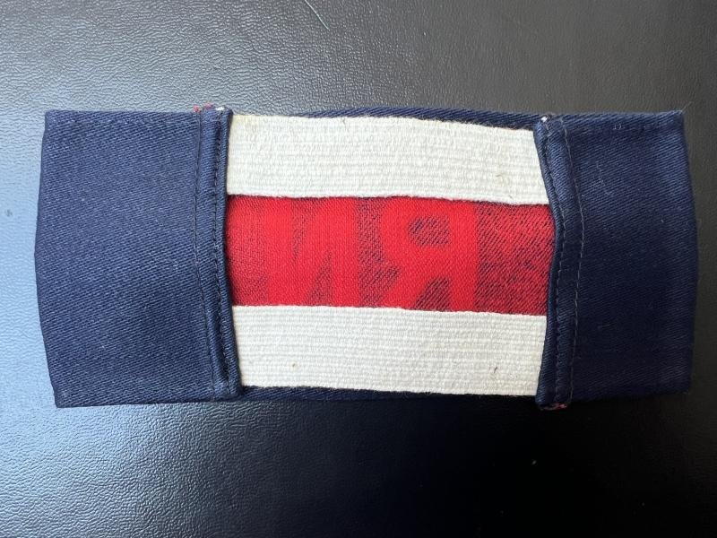 WW2 British Royal Navy Patrol Armband Printed — image 2