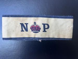 WW2 British Naval Police Printed Armband