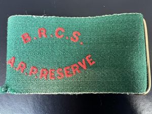 British Red Cross ARP Reserve Armband