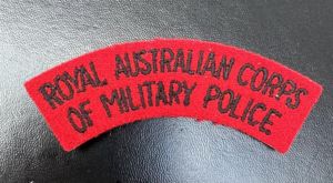 Royal Australian Corps Military Police Shoulder Title