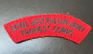 Royal Australian Provost Corps Shoulder Title