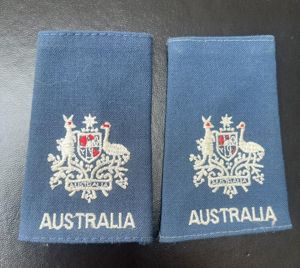 Australian Air Force Warrant Officer Epaulettes Pair