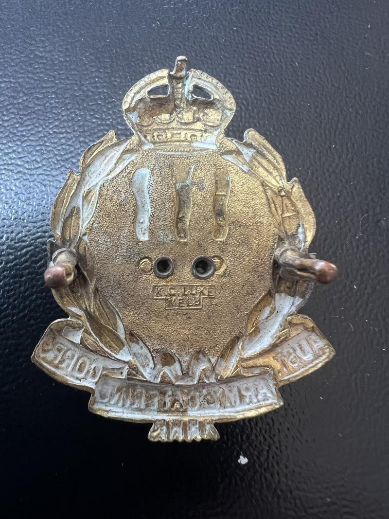 Australian Army Catering Corps Officers Cap badge — image 2