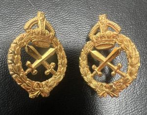 Australian Army Provost Corps Collar Badges 1948/1953