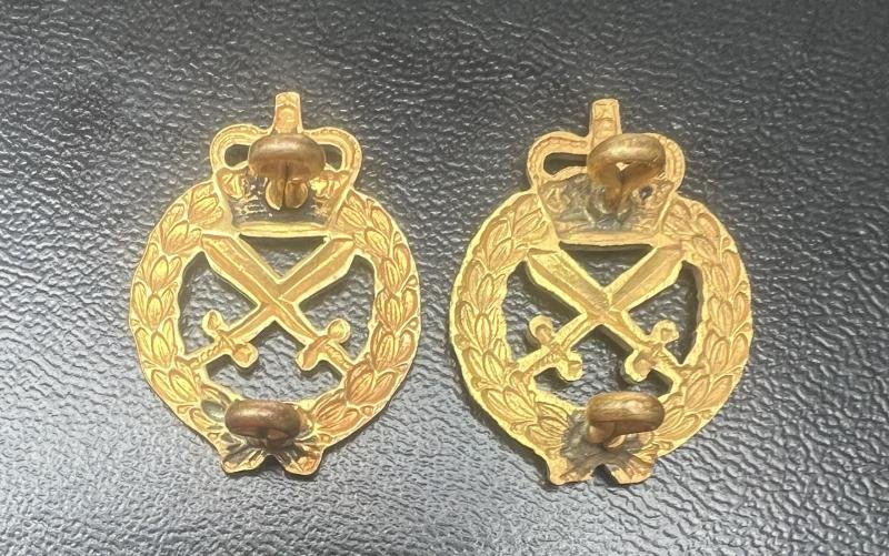 Australian Army Provost Corps Pair Collar Badges 1953/1960 — image 2