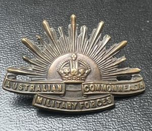 Australian Commonwealth Military Forces Collar Badge