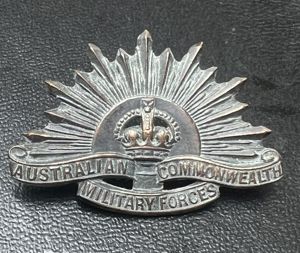 Australian Commonwealth Military Forces Collar Badge