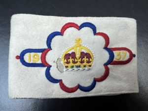 King George 6th Staff Officers Coronation Armband