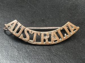 Australia Nationality Shoulder Title