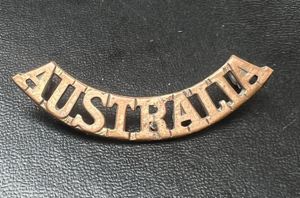 Australia Nationality Shoulder Title