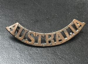 Australia Nationality Shoulder Title