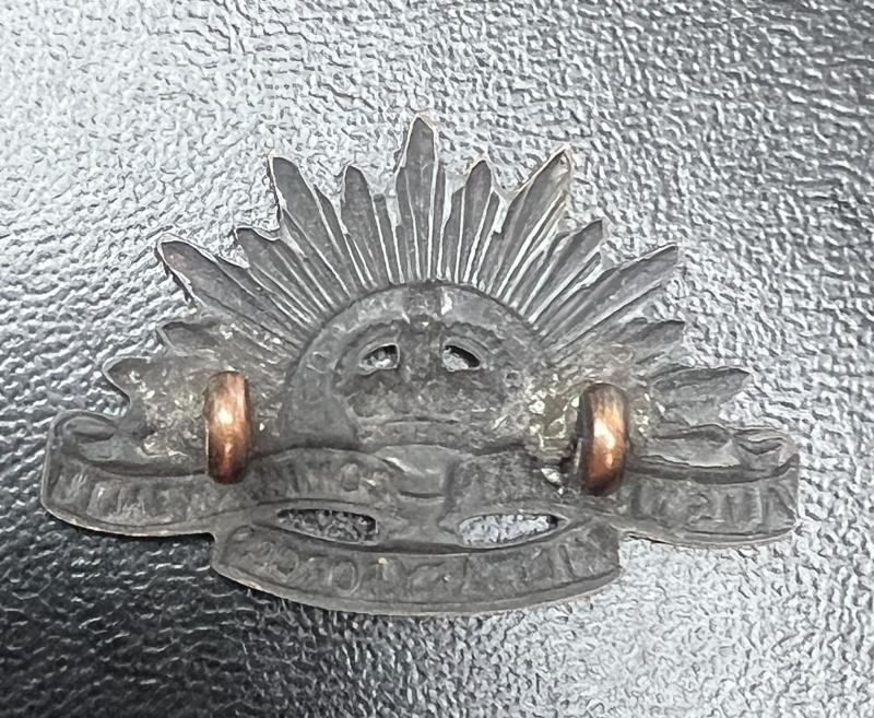 Australian Commonwealth Military Forces Collar Badge — image 2