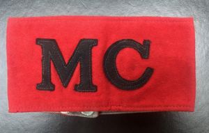 British MC Movement Control Armband