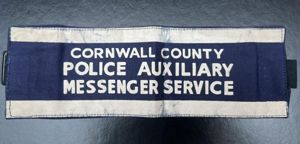 WW2 Cornwall County Police Auxiliary Messenger Service