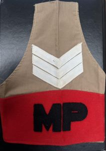 British MP Tropical Issue Sergeants Brassard RMP