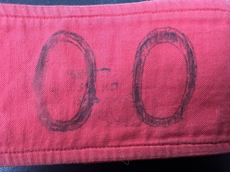 Royal Canadian Air Force Fire Department Armband 1950s — image 3