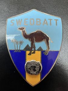 United Nations Emergency Force SWEDBATT Fob