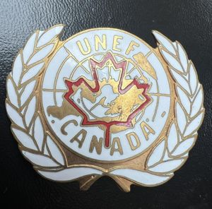 United Nations Emergency Force Canada Beret Badge
