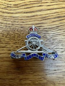 Royal Artillery Sweetheart Brooch