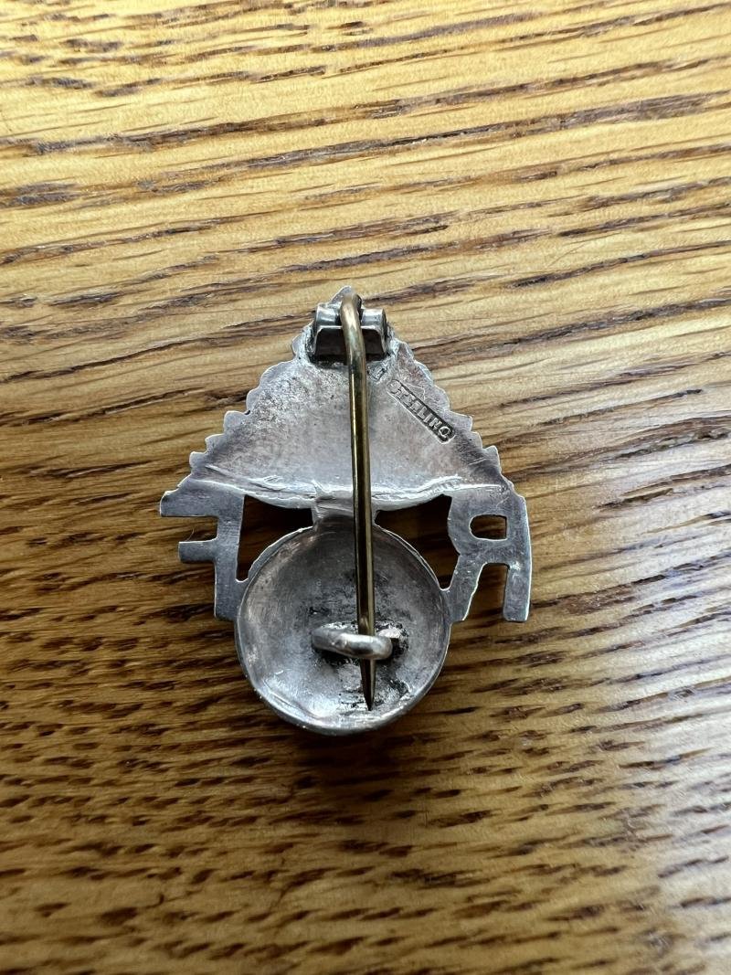 Royal Fusiliers Silver Sweetheart Brooch — image 2