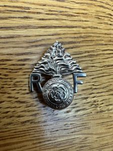 Royal Fusiliers Silver Sweetheart Brooch