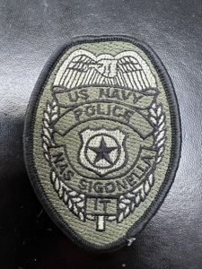 US Navy Police Naval Air Station Sigonella Italy