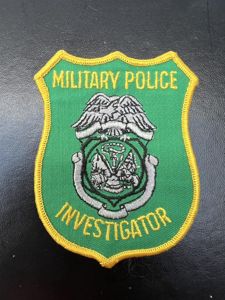 US Military Police Investigator