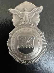 US Airforce Security Police Mini No Shield