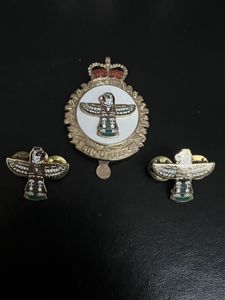 Canadian Security Branch Military Police Cap Badge and Collar set