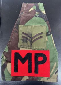 British Corporal MP Brassard RMP