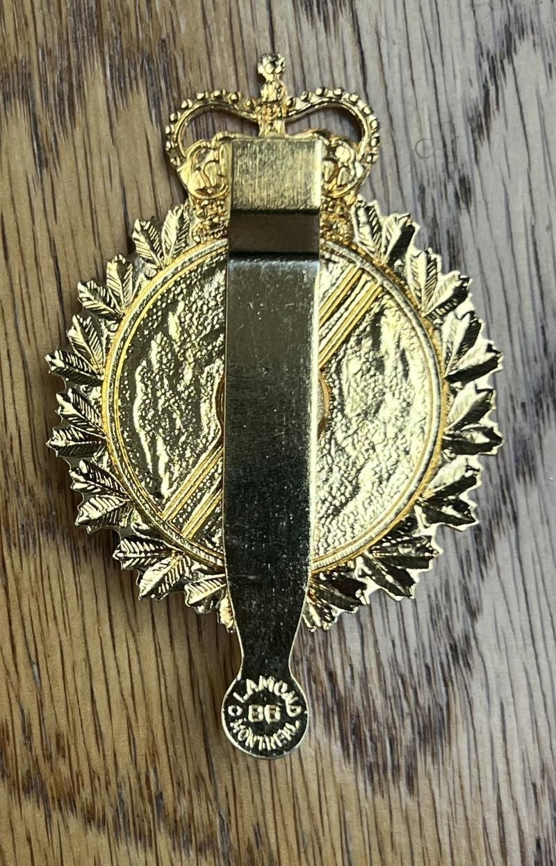 Canadian Intelligence Corps Cap Badge QC — image 2