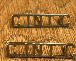 Canadian Intelligence Corps Shoulder Titles Pair