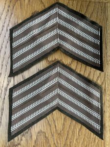 Canadian Army Staff Quartermaster Sergeant Rank Stripes Pair