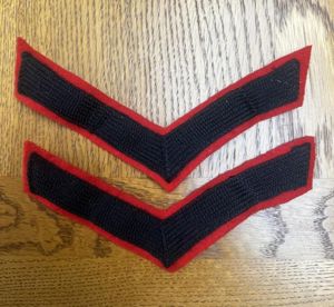 Canadian Rifles Lance Corporal Stripes Pair Original