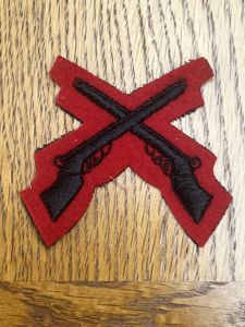 Canadian Rifles Crossed Rifles Proficiency Badge