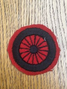 Canadian Rifles Wheelwright Trade badge