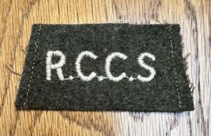 Royal Canadian Corps Signals Slip on Title WW2