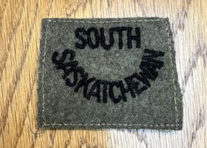 Canadian South Saskatchewan Slip on Title WW2