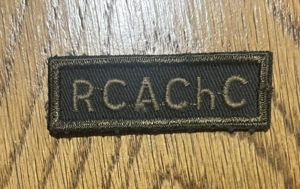 Royal Canadian Army Chaplin Corps Combat Title