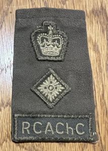 Royal Canadian Army Chaplin Lieutenant-Colonel Slip on Rank