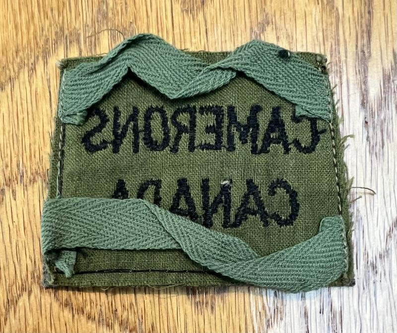 Canadian Camerons Canada Slip on Title WW2 — image 2