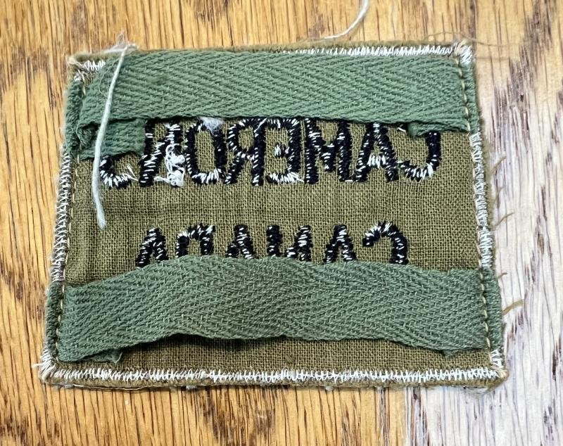 Canadian Camerons Canada Slip on Title WW2 — image 2