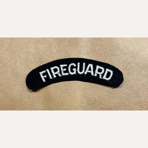 WW2 Fire Guard Shoulder Title