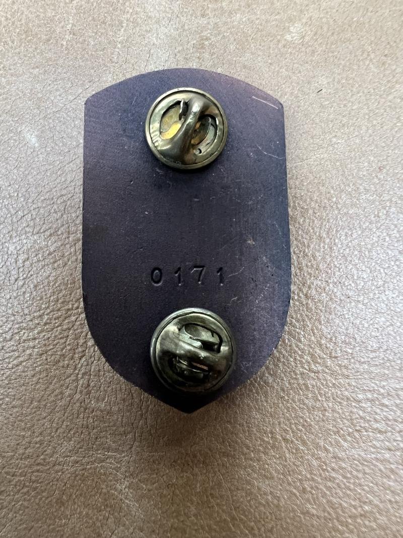 UNPF Pilots Badge Numbered 0171 — image 2